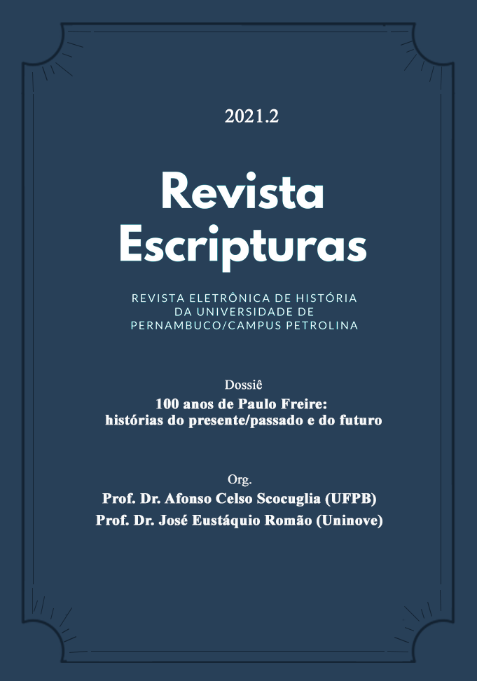 					Visualizar v. 5 n. 2 (2021): Dossiê: 100 anos de Paulo Freire: histórias do presente/passado e do futuro
				